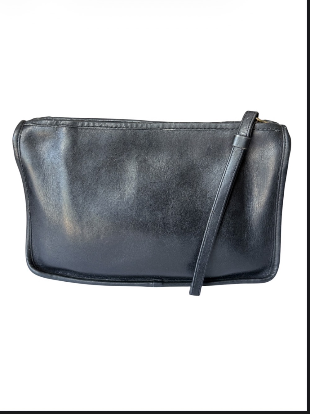 Vintage NYC Coach black leather Basic bag — project bag Women’s purses